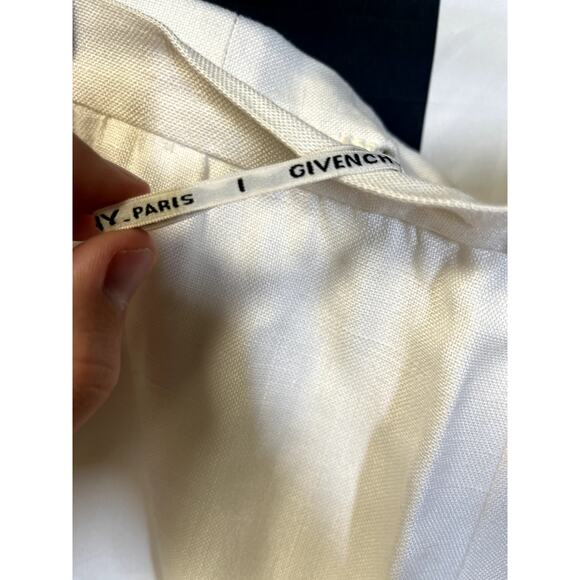 GIVENCHY NOUVELLE BOUTIQUE Classic High Rise Pencil Skirt in White Size 14 - Picture 8 of 11